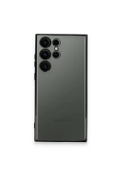 Newface Samsung Galaxy S24 Ultra Kılıf Razer Lensli Silikon - Yeşil ürün görseli 1