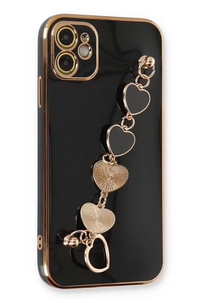 Newface Apple iPhone 12 Kılıf Esila Silikon - Siyah ürün görseli 1