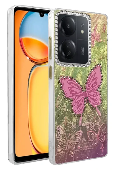 Newface Xiaomi Redmi 13C Kılıf Blade Aynalı Desenli Kapak - Desen 5 ürün görseli 1