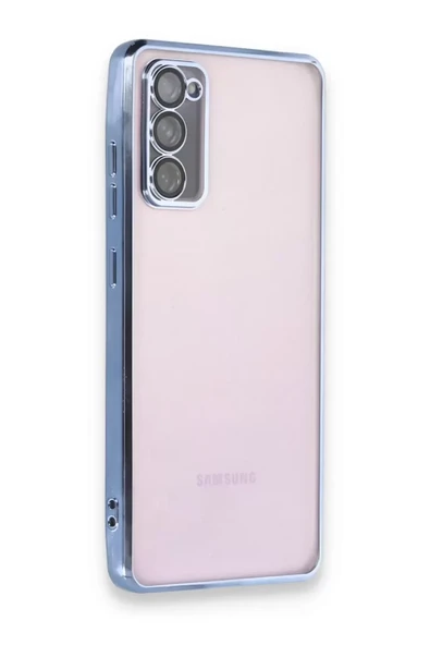 Newface Samsung Galaxy S20 FE Kılıf Razer Lensli Silikon - Açık Mavi ürün görseli 1