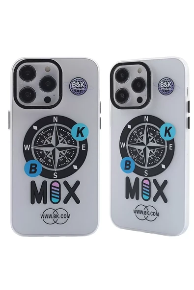 Newface Apple iPhone 12 Pro Max Kılıf Apollo Magneticsafe Desenli Kapak - Apollo Şeffaf - 3 ürün görseli 1