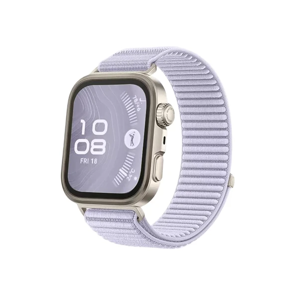 Newface Huawei Fit 4 Braid Kordon - Lila - Resim 3