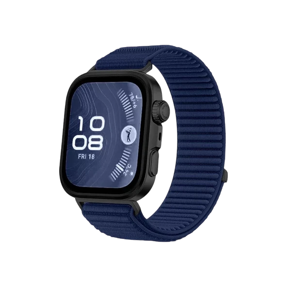 Newface Huawei Fit 4 Braid Kordon - Lacivert - Resim 2