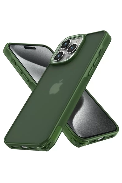 Newface Apple iPhone 14 Pro Kılıf Elegant Kapak - Yeşil ürün görseli 1