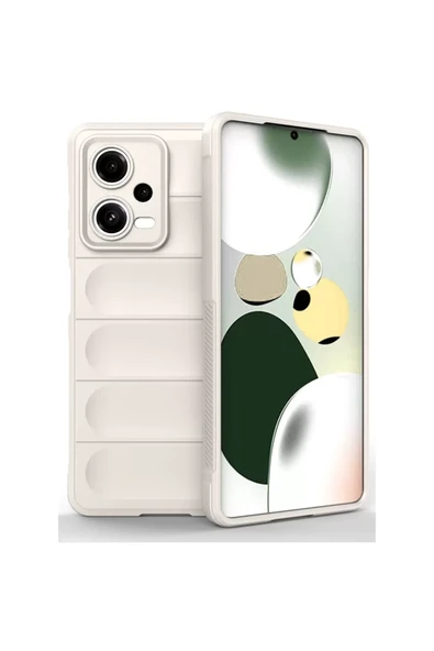 Newface Xiaomi Poco X5 5G Kılıf Optimum Silikon - Krem ürün görseli 1