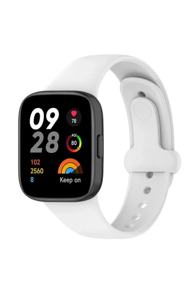 Newface Xiaomi Redmi Watch 3 Origin Silikon Kordon - Beyaz ürün görseli 1