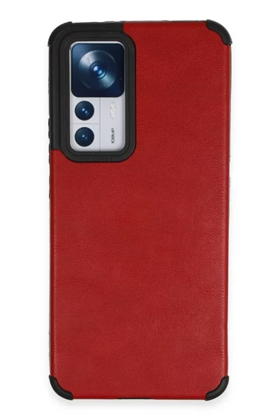 Newface Xiaomi Mi 12T Kılıf Loop Deri Silikon - Kırmızı ürün görseli 1