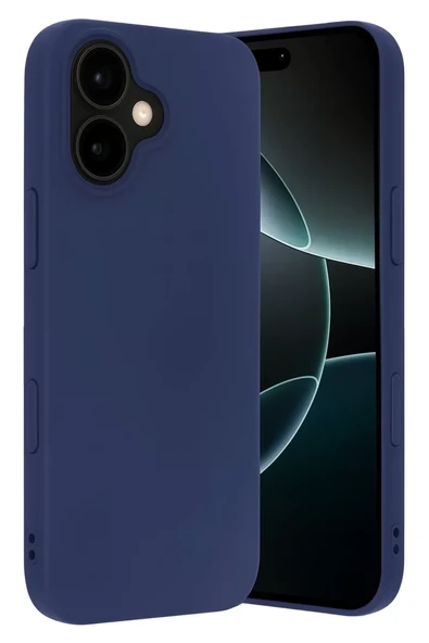 Newface Apple iPhone 17 Nano içi Kadife Silikon - Lacivert ürün görseli 1