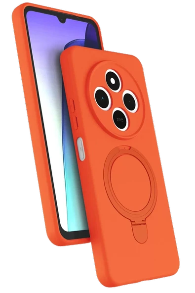 Newface Xiaomi Redmi 14C Regal Magsafe Standlı Kapak - Turuncu ürün görseli 1