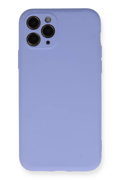Newface Apple iPhone 11 Pro Kılıf Nano içi Kadife Silikon- Lila ürün görseli 1
