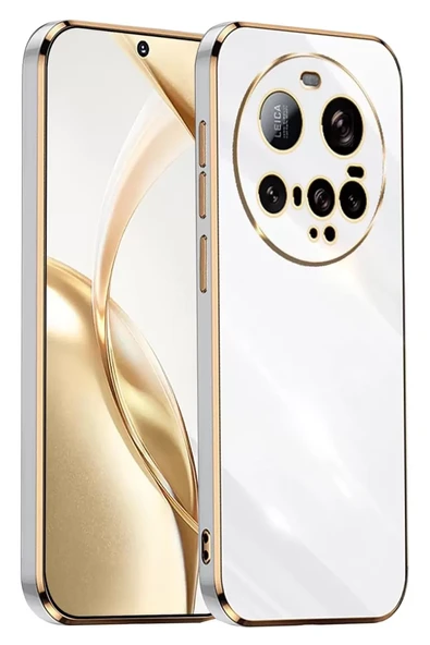 Newface Xiaomi Mi 15 Ultra Kılıf Volet Silikon - Beyaz ürün görseli 1