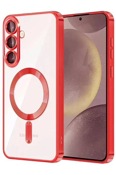 Newface Samsung Galaxy S26 Kross Magneticsafe Kapak - Kırmızı ürün görseli 1