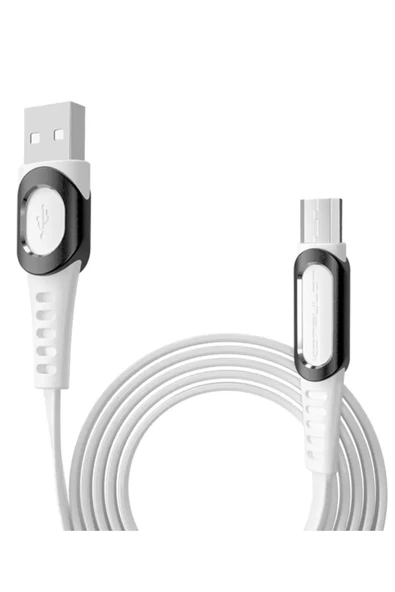 Konfulon DC01 Süper Hızlı Micro USB Kablo 1M 2.4A - Beyaz ürün görseli 1