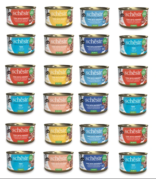Schesir Karma Tam ve Dengeli Kedi Konservesi 85 Gr. X 24 Adet ürün görseli 1