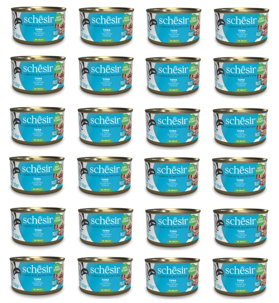Schesir Ton Balıklı Tam ve Dengeli Jöleli Kedi Konservesi 85 Gr. X 24 Adet ürün görseli 1