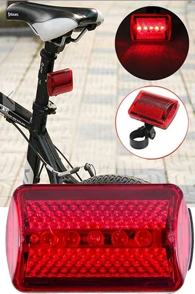 Zhltools Ledli Bisiklet Arka Stop İkaz Lambası - Resim 2