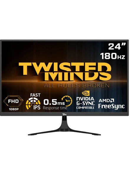 Twisted Minds TM24FHD180IPS 23.8 0.5 ms Full HD IPS 180 Hz Oyuncu Monitörü ürün görseli 1