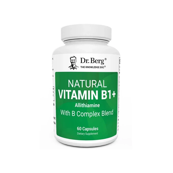 DR.BERG Vitamin B1 60 Capsules ürün görseli 1