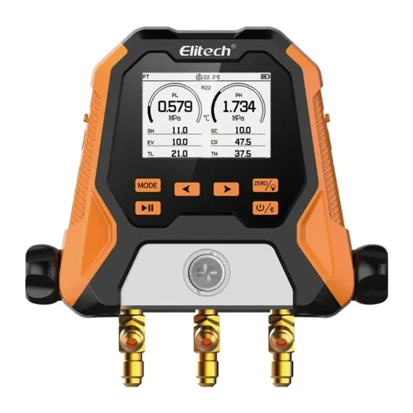 Elitech MS-810S Dijital Manifold ( Hortum Dahil  ) ürün görseli 1