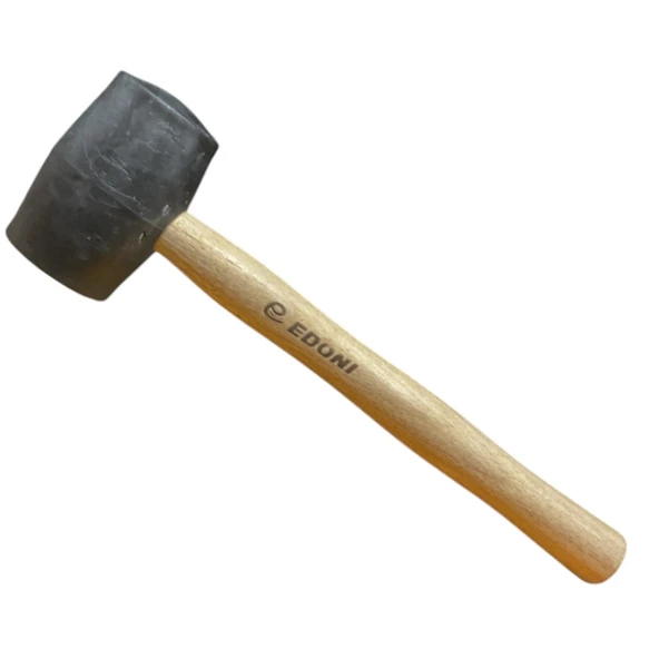 Eltos Ahşap Saplı Lastik Tokmak 60mm Et864 ürün görseli 1
