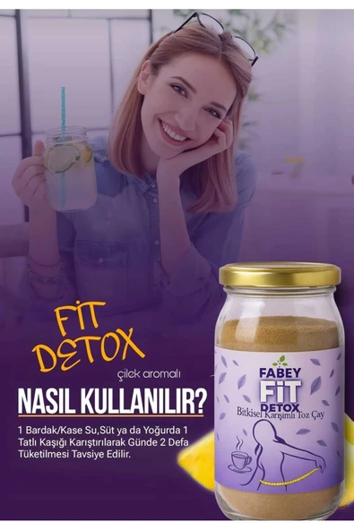 esfabey Fit Bitkisel Karışımlı Toz Çay 140gr - Resim 2