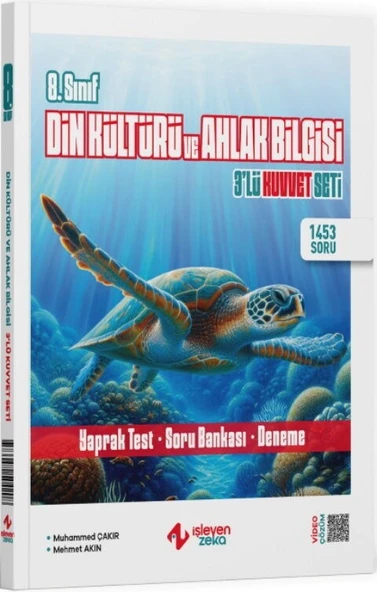 8. Sınıf Din Kültürü ve Ahlak Bilgisi 3 lü Kuvvet Serisi Seti İşleyen Zeka ürün görseli 1