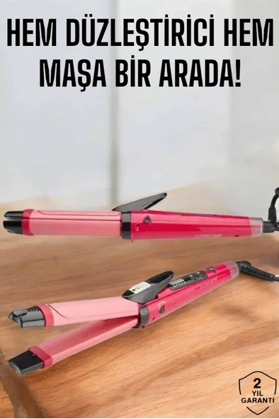 Hem Düzleştirici Hem Maşa Saç Şekillendirici ürün görseli 1
