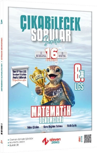 8. Sınıf LGS Matematik Çıkabilecek Sorular Denemeleri İşleyen Zeka ürün görseli 1