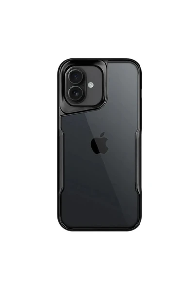 Mey İthalat®   iPhone 16 Plus Kılıf Boyi Silikon Kapak - Siyah ürün görseli 1
