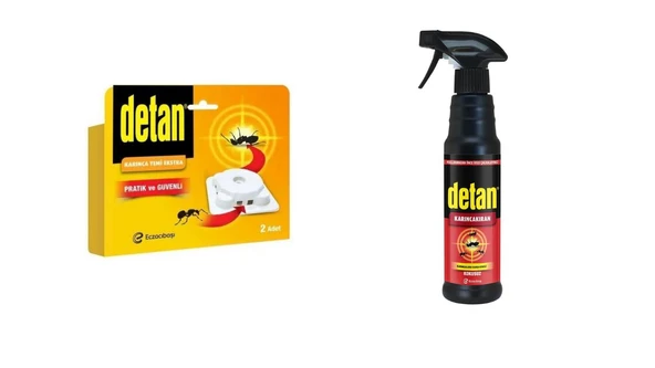 Detan Karınca Ilacı (karıncakıran) 250 Ml. - Karınca Yemi Extra 2'li ürün görseli 1