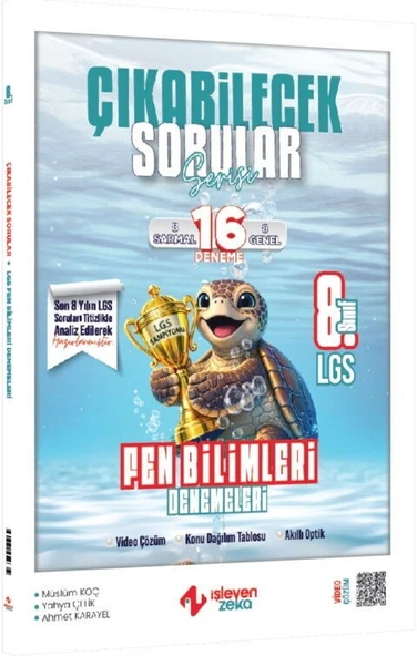 8. Sınıf LGS Fen Bilimleri Çıkabilecek Sorular Denemeleri İşleyen Zeka ürün görseli 1