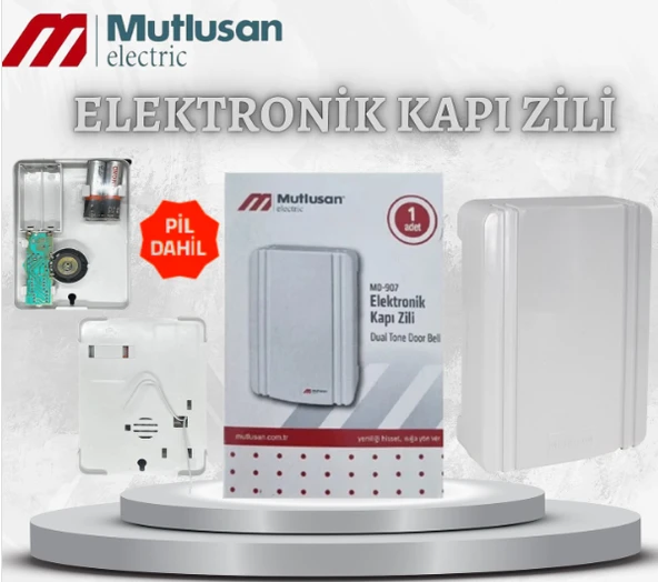 Mutlusan Ding Dong Kapı Zili ( Pilli ) - Resim 2