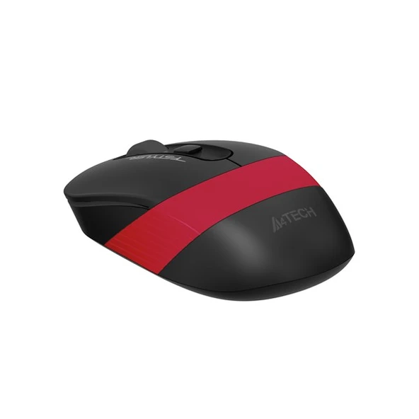 A4 TECH FG10 Kablosuz 2000dpi Optic Siyah/Kırmızı Mouse - Resim 6