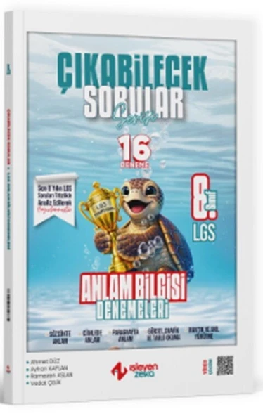 8. Sınıf LGS Anlam Bilgisi Çıkabilecek Sorular Denemeleri İşleyen Zeka ürün görseli 1