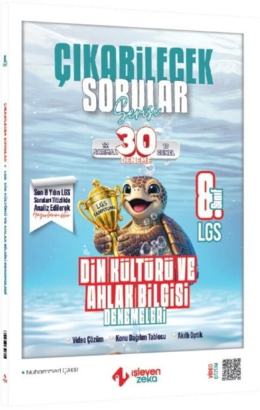 8. Sınıf LGS Din Kültürü ve Ahlak Bilgisi Çıkabilecek Sorular Denemeleri İşleyen Zeka ürün görseli 1