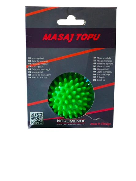 Dikenli Masaj Topu Orta Boy 7,5 CM - Resim 2