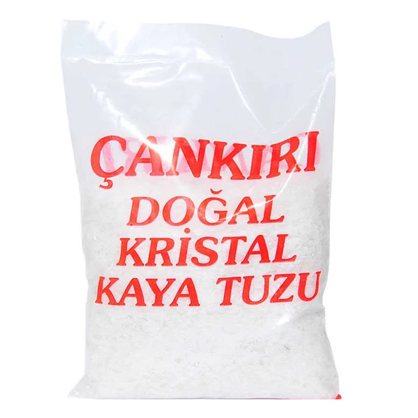 Yemeklik Doğal Kristal Kaya Tuzu Granül Çakıl Çankırı Beyaz 1000 Gr ürün görseli 1