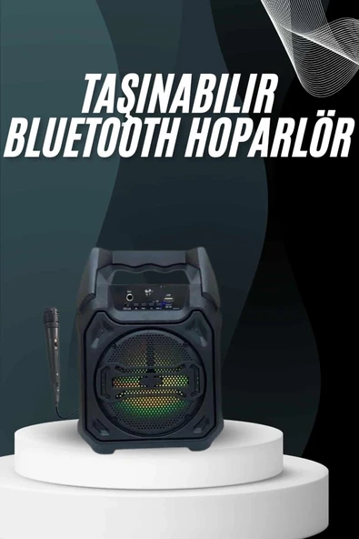 Yeni Nesil Bluetooth Hoparlör Usb Tf Kart Girişli Çoklu Bağlantı ürün görseli 1