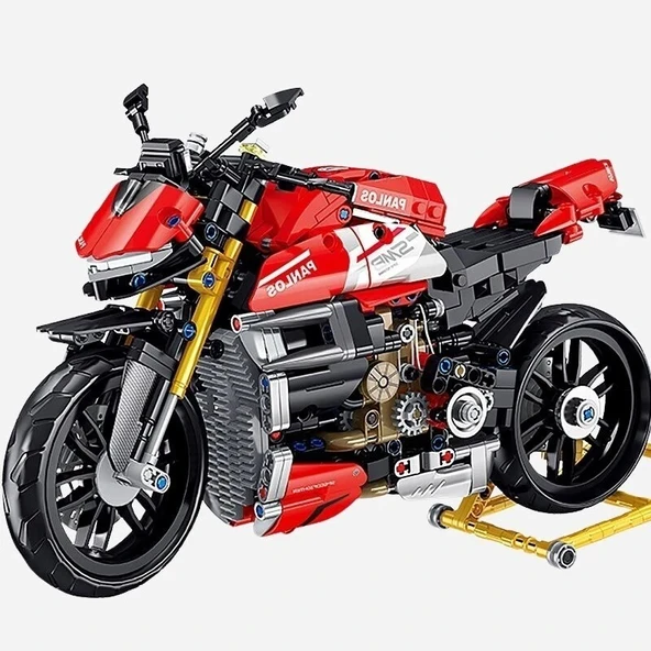 Streetfighter Motor Modeli Yapım Seti – 981 Parça - Resim 4