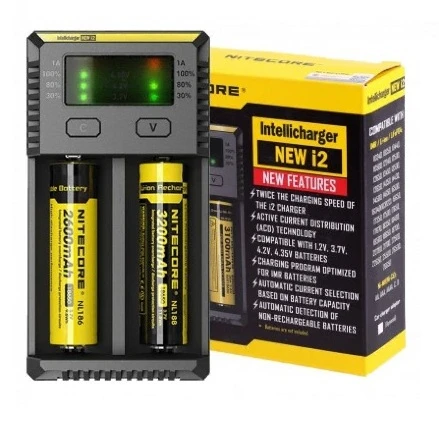 Nitecore New İ2 İntelli Charger Li-ion / NI-CD / NI-MH Pil Şarj ürün görseli 1