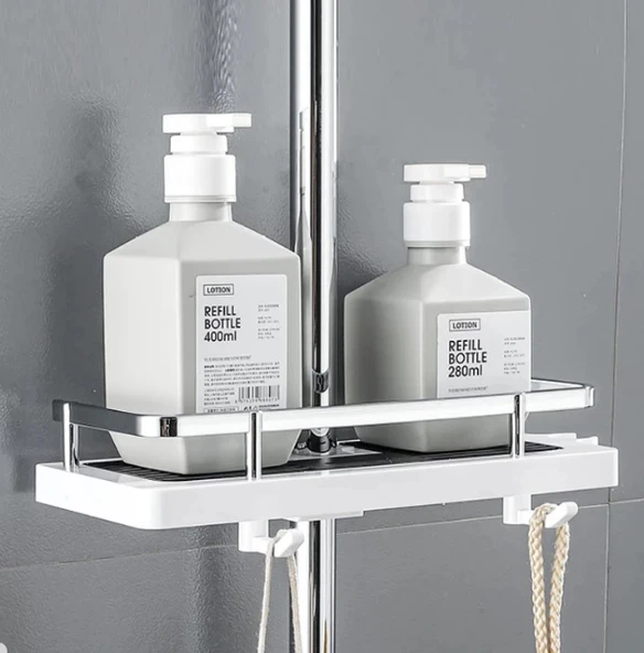 Banyo Duş Rafı Şampuanlık Sabunluk Organizer ürün görseli 1