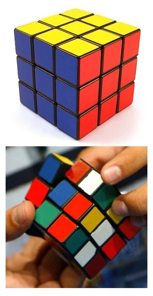 Yapboz Küp Puzzle Zeka Küpü Çuk Gelişim Eğitici Zeka Oyunu Rubik ürün görseli 1