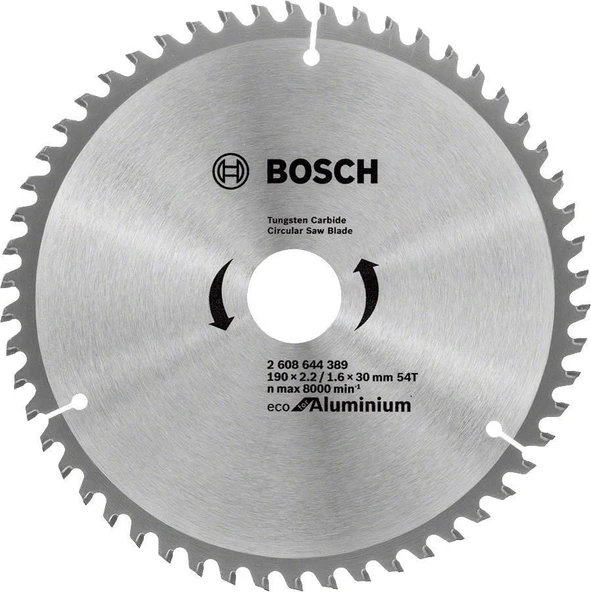 Alüminyum Daire Testere Bıçağı 190x30 mm 54 Diş ürün görseli 1