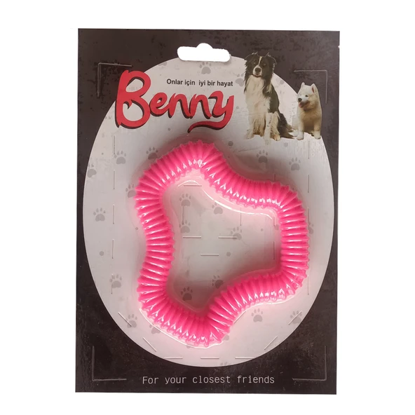 Benny Köpek Oyuncağı Sert 11 x 10 cm Pembe ürün görseli 1