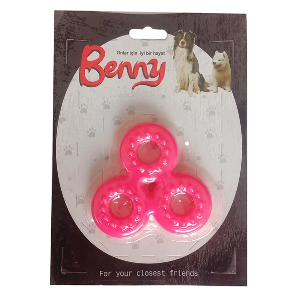 Benny Köpek Oyuncağı Üçlü H 9 x 9 cm Pembe ürün görseli 1