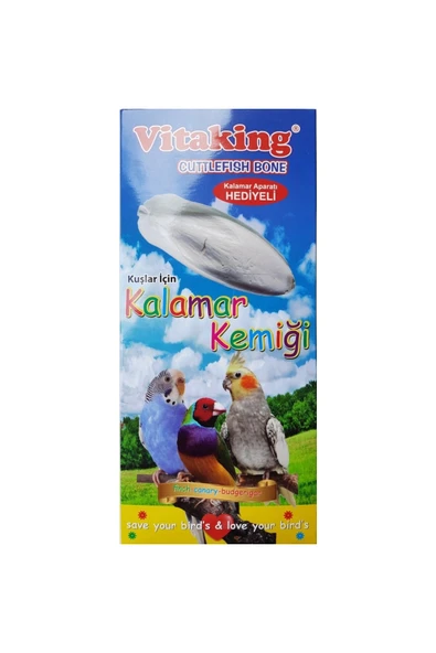 king Kalamar Kemiği  + Kafes Aparatı ( 2 Adet ) ürün görseli 1