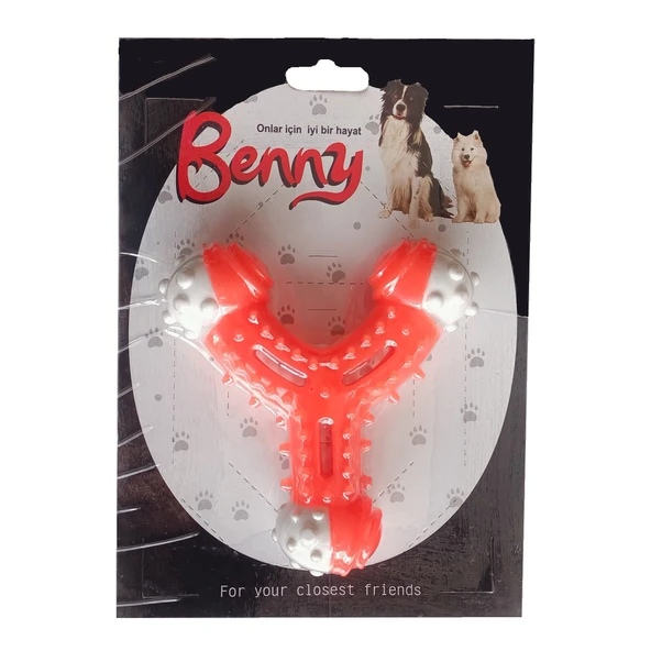 Benny Diş Kaşıma Köpek Oyuncağı Çatal 11 cm Tcu ürün görseli 1