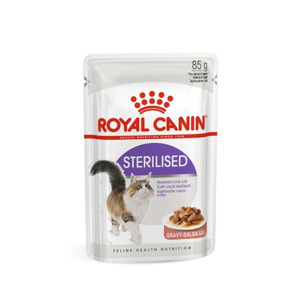 Sos İçinde Kısırlaştırılmış Yetişkin Kedi Konservesi 85gr ürün görseli 1