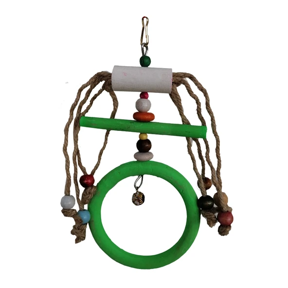 Hlı İpli Boncuklu Kuş Oyuncağı 10 / 20 cm ürün görseli 1