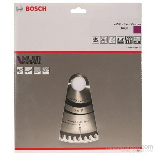 MultiMaterial 235X2,4X30/25 mm 64 Diş Testere - Resim 2